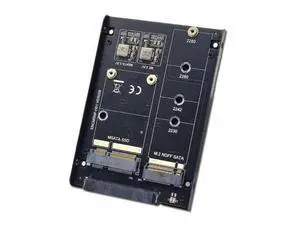 HKCY Dual MSATA NGFF B+M SSD Card JBOD Raid0 Span Bridge to 2.5inch SATA Combo HDD Disk Drive Enclosure HKCY Dual MSATA NGFF B+M SSD Card JBOD Raid0 Span Bridge to 2.5inch SATA Combo HDD Disk Drive Enclosure
