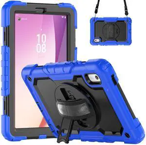 Heavy Duty Shockproof Case with Screen Protector, 360° Rotating Stand, Hand & Shoulder Strap for Tab M9 9.0" (TB-310FU, 2023)Blue Heavy Duty Shockproof Case with Screen Protector, 360° Rotating Stand, Hand & Shoulder Strap for Tab M9 9.0" (TB-310FU, 2023)Blue
