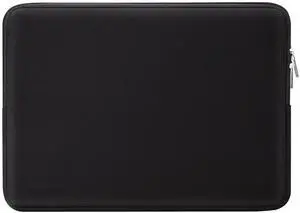 Soft Padded Zipper Laptop Sleeve for 17" Notebooks, Chromebooks & Ultrabooks, Black Soft Padded Zipper Laptop Sleeve for 17" Notebooks, Chromebooks & Ultrabooks, Black