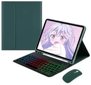 Rainbow Backlit Detachable Keyboard Case with Pencil Slot & Adjustable Stand Cover for Samsung Galaxy Tab A7 10.4 Inch 2020/2022 (SM-T500/T505/T507/T509) (Green) Rainbow Backlit Detachable Keyboard Case with Pencil Slot & Adjustable Stand Cover for Samsung Galaxy Tab A7 10.4 Inch 2020/2022 (SM-T500/T505/T507/T509) (Green)