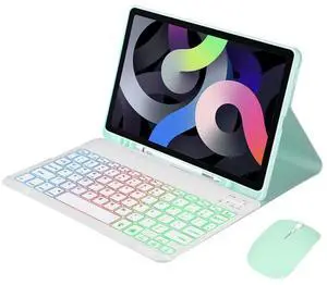 Rainbow Backlit Detachable Keyboard Case with Pencil Slot & Adjustable Stand Cover for Samsung Galaxy Tab A7 10.4 Inch 2020/2022 (SM-T500/T505/T507/T509) (Mint) Rainbow Backlit Detachable Keyboard Case with Pencil Slot & Adjustable Stand Cover for Samsung Galaxy Tab A7 10.4 Inch 2020/2022 (SM-T500/T505/T507/T509) (Mint)