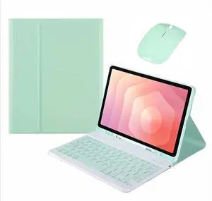Keyboard Case for Samsung Tab S11 11" 2025 (SM-X730/X736B), Detachable Rechargeable Bluetooth English Keyboard with Pencil Holder & Stand, Mint Keyboard Case for Samsung Tab S11 11" 2025 (SM-X730/X736B), Detachable Rechargeable Bluetooth English Keyboard with Pencil Holder & Stand, Mint