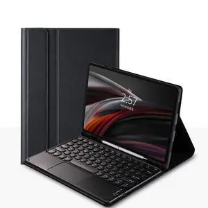 Trackpad Keyboard Case with Pen Holder for iPad 9.7" 5th/6th Gen 2017/2018, iPad Pro 9.7, iPad Air 2/Air (Black) Trackpad Keyboard Case with Pen Holder for iPad 9.7" 5th/6th Gen 2017/2018, iPad Pro 9.7, iPad Air 2/Air (Black)