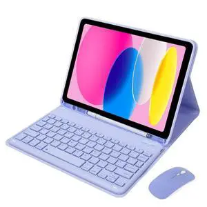 Detachable Bluetooth Keyboard Case for iPad 11th Gen 11" 2025 (A16 Chip, A3354/A3355/A3356), Rechargeable English Keyboard Folio Cover with Pencil Slot & Adjustable Stand (Purple) Detachable Bluetooth Keyboard Case for iPad 11th Gen 11" 2025 (A16 Chip, A3354/A3355/A3356), Rechargeable English Keyboard Folio Cover with Pencil Slot & Adjustable Stand (Purple)