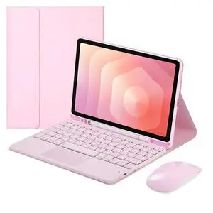 Detachable Bluetooth Keyboard Case with Trackpad and S Pen Holder for Samsung Galaxy Tab S11 11" SM-X730/SM-X736B(Pink) Detachable Bluetooth Keyboard Case with Trackpad and S Pen Holder for Samsung Galaxy Tab S11 11" SM-X730/SM-X736B(Pink)