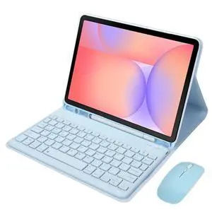 Detachable Rechargeable Bluetooth Keyboard Case with Trackpad & S Pen Slot for Samsung Galaxy Tab S10 Lite 10.9" 2025 (SM-X400/X406B) (Sky Blue) Detachable Rechargeable Bluetooth Keyboard Case with Trackpad & S Pen Slot for Samsung Galaxy Tab S10 Lite 10.9" 2025 (SM-X400/X406B) (Sky Blue)