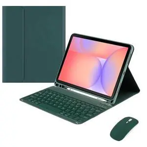 Detachable Rechargeable Bluetooth Keyboard Case with Trackpad & S Pen Slot for Samsung Galaxy Tab S10 Lite 10.9" 2025 (SM-X400/X406B) (Green) Detachable Rechargeable Bluetooth Keyboard Case with Trackpad & S Pen Slot for Samsung Galaxy Tab S10 Lite 10.9" 2025 (SM-X400/X406B) (Green)