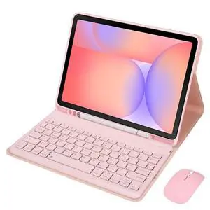 Detachable Rechargeable Bluetooth Keyboard Case with Trackpad & S Pen Slot for Samsung Galaxy Tab S10 Lite 10.9" 2025 (SM-X400/X406B) (Pink) Detachable Rechargeable Bluetooth Keyboard Case with Trackpad & S Pen Slot for Samsung Galaxy Tab S10 Lite 10.9" 2025 (SM-X400/X406B) (Pink)