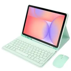 Detachable Rechargeable Bluetooth Keyboard Case with Trackpad & S Pen Slot for Samsung Galaxy Tab S10 Lite 10.9" 2025 (SM-X400/X406B) (Mint) Detachable Rechargeable Bluetooth Keyboard Case with Trackpad & S Pen Slot for Samsung Galaxy Tab S10 Lite 10.9" 2025 (SM-X400/X406B) (Mint)