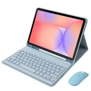 Detachable Rechargeable Bluetooth Keyboard Case with Trackpad & S Pen Slot for Samsung Galaxy Tab S10 Lite 10.9" 2025 (SM-X400/X406B) (Misty Blue) Detachable Rechargeable Bluetooth Keyboard Case with Trackpad & S Pen Slot for Samsung Galaxy Tab S10 Lite 10.9" 2025 (SM-X400/X406B) (Misty Blue)