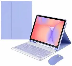 Detachable Bluetooth Keyboard Case for Samsung Galaxy Tab S10 Lite 10.9" 2025 (SM-X400/X406B), English Layout Cover with S Pen Holder & Foldable Stand(Purple) Detachable Bluetooth Keyboard Case for Samsung Galaxy Tab S10 Lite 10.9" 2025 (SM-X400/X406B), English Layout Cover with S Pen Holder & Foldable Stand(Purple)