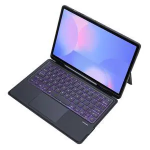 Backlit Trackpad Keyboard Case for Galaxy Tab S10 FE+ 13.1", Magnetic Detachable Rotatable Stand with S Pen Holder (Black) Backlit Trackpad Keyboard Case for Galaxy Tab S10 FE+ 13.1", Magnetic Detachable Rotatable Stand with S Pen Holder (Black)