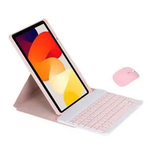360° Rotatable Clear Acrylic Detachable Keyboard Case for Samsung Galaxy Tab A9+ 11" SM-X210/X216/X218, Horizontal & Vertical Stand with Pencil Holder (Pink) 360° Rotatable Clear Acrylic Detachable Keyboard Case for Samsung Galaxy Tab A9+ 11" SM-X210/X216/X218, Horizontal & Vertical Stand with Pencil Holder (Pink)