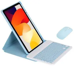 360° Rotatable Clear Acrylic Detachable Keyboard Case for Samsung Galaxy Tab A9+ 11" SM-X210/X216/X218, Horizontal & Vertical Stand with Pencil Holder (Sky Blue) 360° Rotatable Clear Acrylic Detachable Keyboard Case for Samsung Galaxy Tab A9+ 11" SM-X210/X216/X218, Horizontal & Vertical Stand with Pencil Holder (Sky Blue)