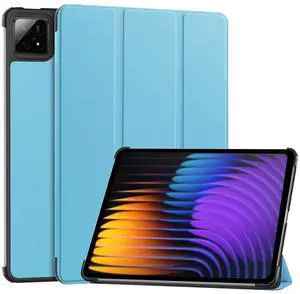 PU Leather Tablet Case for Xiaomi Pad 7 / Xiaomi Pad 7 Pro 11.2", Hard Shell Magnetic Stand Cover with Auto Sleep/Wake Function (Sky Blue) PU Leather Tablet Case for Xiaomi Pad 7 / Xiaomi Pad 7 Pro 11.2", Hard Shell Magnetic Stand Cover with Auto Sleep/Wake Function (Sky Blue)