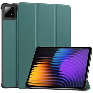 PU Leather Tablet Case for Xiaomi Pad 7 / Xiaomi Pad 7 Pro 11.2", Hard Shell Magnetic Stand Cover with Auto Sleep/Wake Function (Green) PU Leather Tablet Case for Xiaomi Pad 7 / Xiaomi Pad 7 Pro 11.2", Hard Shell Magnetic Stand Cover with Auto Sleep/Wake Function (Green)