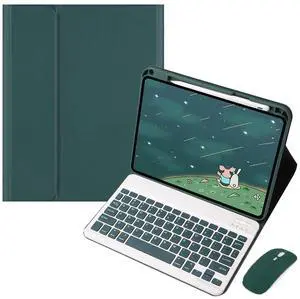 Keyboard Case for Xiaomi Pad 7 / Xiaomi Pad 7 Pro 11.2", Sky Blue PU Leather Folio Cover, Detachable Rechargeable English Keyboard, Pencil Slot & Horizontal Kickstand (Green) Keyboard Case for Xiaomi Pad 7 / Xiaomi Pad 7 Pro 11.2", Sky Blue PU Leather Folio Cover, Detachable Rechargeable English Keyboard, Pencil Slot & Horizontal Kickstand (Green)