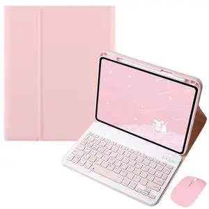 Keyboard Case for Xiaomi Pad 7 / Xiaomi Pad 7 Pro 11.2", Sky Blue PU Leather Folio Cover, Detachable Rechargeable English Keyboard, Pencil Slot & Horizontal Kickstand(Pink) Keyboard Case for Xiaomi Pad 7 / Xiaomi Pad 7 Pro 11.2", Sky Blue PU Leather Folio Cover, Detachable Rechargeable English Keyboard, Pencil Slot & Horizontal Kickstand(Pink)