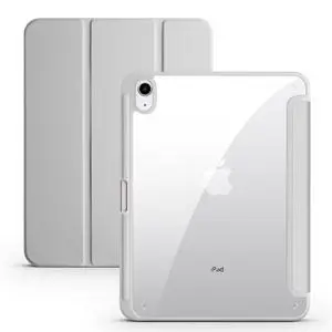 Clear Acrylic Case for iPad 11th Gen A16 2025 11", Hard Back Cover with Pencil Holder, Magnetic Stand, Auto Sleep Wake,Gray Clear Acrylic Case for iPad 11th Gen A16 2025 11", Hard Back Cover with Pencil Holder, Magnetic Stand, Auto Sleep Wake,Gray