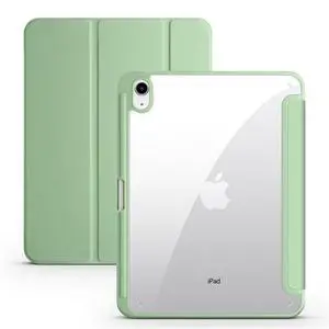 Clear Acrylic Case for iPad 11th Gen A16 2025 11", Hard Back Cover with Pencil Holder, Magnetic Stand, Auto Sleep Wake,Mint Clear Acrylic Case for iPad 11th Gen A16 2025 11", Hard Back Cover with Pencil Holder, Magnetic Stand, Auto Sleep Wake,Mint