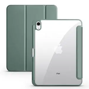 Clear Acrylic Case for iPad 11th Gen A16 2025 11", Hard Back Cover with Pencil Holder, Magnetic Stand, Auto Sleep Wake,Green Clear Acrylic Case for iPad 11th Gen A16 2025 11", Hard Back Cover with Pencil Holder, Magnetic Stand, Auto Sleep Wake,Green