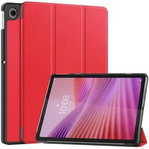 PU Leather Tablet Case for Lenovo Tab 10.1 2025 (TB311FU/TB311XU), Magnetic Closure, Magnetic Stand, Auto Sleep/Wake, Hard Protective Cover (red) PU Leather Tablet Case for Lenovo Tab 10.1 2025 (TB311FU/TB311XU), Magnetic Closure, Magnetic Stand, Auto Sleep/Wake, Hard Protective Cover (red)