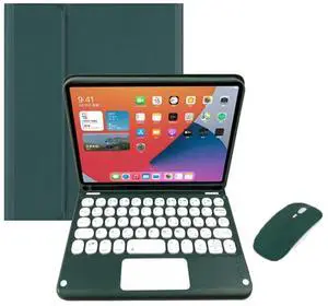 Detachable Wireless Keyboard Case with Trackpad for iPad Mini 7 (A17 Pro) 8.3 Inch, Rechargeable EnglishLayout Keyboard Folio Cover, Horizontal Stand & Builtin Pencil Holder,Green Detachable Wireless Keyboard Case with Trackpad for iPad Mini 7 (A17 Pro) 8.3 Inch, Rechargeable EnglishLayout Keyboard Folio Cover, Horizontal Stand & Builtin Pencil Holder,Green