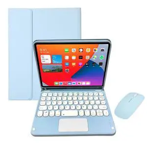 Detachable Wireless Keyboard Case with Trackpad for iPad Mini 7 (A17 Pro) 8.3 Inch, Rechargeable EnglishLayout Keyboard Folio Cover, Horizontal Stand & Builtin Pencil Holder,Sky Blue Detachable Wireless Keyboard Case with Trackpad for iPad Mini 7 (A17 Pro) 8.3 Inch, Rechargeable EnglishLayout Keyboard Folio Cover, Horizontal Stand & Builtin Pencil Holder,Sky Blue