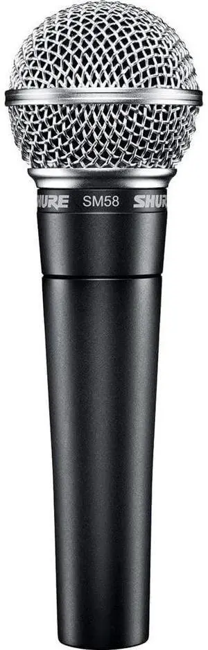 SM58-LC Dynamic Vocal Microphone Professional Handheld Cardioid XLR Mic for Singing, Live Performance, Studio Recording, Black SM58-LC Dynamic Vocal Microphone Professional Handheld Cardioid XLR Mic for Singing, Live Performance, Studio Recording, Black