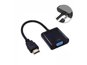 1080P HDMI To VGA Adapter HDMI Splitter to VGA Converter Digital Analog Video 3.5mm jack Audio Adaptor for PS4 Laptop Projector 1080P HDMI To VGA Adapter HDMI Splitter to VGA Converter Digital Analog Video 3.5mm jack Audio Adaptor for PS4 Laptop Projector