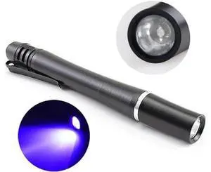 Portable Mini UV Pen Light UV LED Pen Flashlight Ultra Violet Torch Light 395nM 380nM 365nM Money Inspection Detector Portable Mini UV Pen Light UV LED Pen Flashlight Ultra Violet Torch Light 395nM 380nM 365nM Money Inspection Detector