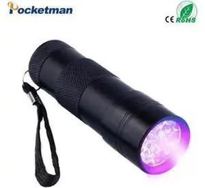 Fluorescent agent detection UV 395nm led Flashlight torch lamp purple violet light For3AAA battery Fluorescent agent detection UV 395nm led Flashlight torch lamp purple violet light For3AAA battery