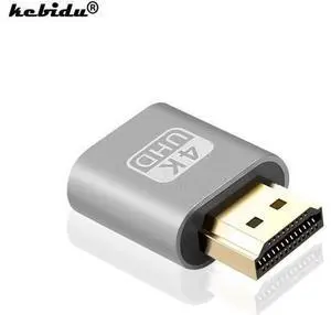 HDMI 1.4 DDC EDID Dummy Plug VGA Adapter Virtual Display Adapter Headless Ghost Display Emulator Video card Lock plate HDMI 1.4 DDC EDID Dummy Plug VGA Adapter Virtual Display Adapter Headless Ghost Display Emulator Video card Lock plate