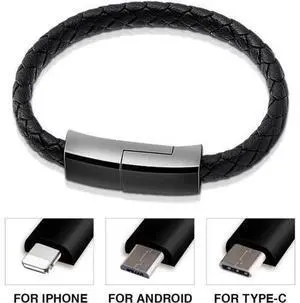 bracelet USB C micro USB charger cable phone fast charging cable for iPhone 11 Pro Max X XR XS iPad plus S8 bracelet USB C micro USB charger cable phone fast charging cable for iPhone 11 Pro Max X XR XS iPad plus S8