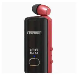 Fineblue Jialan F580 Clip-on Expandable Bluetooth Headphones with Battery Level Indicator and Incoming Call Vibration Alert Black and red Fineblue Jialan F580 Clip-on Expandable Bluetooth Headphones with Battery Level Indicator and Incoming Call Vibration Alert Black and red