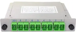 PLC Splitter,1x8 SC/APC Cassette Card Inserting PLC Splitter Module 1:8 Ports Fiber Optical PLC Splitter for Home Wiring, Engineering Projects, Fiber Optic LAN PLC Splitter,1x8 SC/APC Cassette Card Inserting PLC Splitter Module 1:8 Ports Fiber Optical PLC Splitter for Home Wiring, Engineering Projects, Fiber Optic LAN