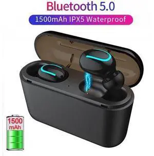 Wireless Bluetooth V5.0 Earphone 5.0 TWS Sport Earbuds Deep Bass In-Ear Gaming Headphones Hands- with Mic Charging bank Wireless Bluetooth V5.0 Earphone 5.0 TWS Sport Earbuds Deep Bass In-Ear Gaming Headphones Hands- with Mic Charging bank