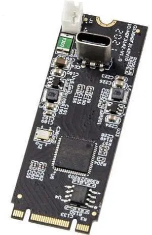 IO CREST USB 3.1 Gen 2 10 Gbps 1 Port Type-C M.2 22x60 B+M Key Expansion Card ASMedia ASM3124 SY-ADA20232 IO CREST USB 3.1 Gen 2 10 Gbps 1 Port Type-C M.2 22x60 B+M Key Expansion Card ASMedia ASM3124 SY-ADA20232
