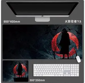 Anime NARUTO mouse pad Extended Gaming Mouse Pad with Stitched Edges, Large Mouse pad with Non-Slip Rubber Base for Work & Gaming, Office & Home 800*300mm Anime NARUTO mouse pad Extended Gaming Mouse Pad with Stitched Edges, Large Mouse pad with Non-Slip Rubber Base for Work & Gaming, Office & Home 800*300mm