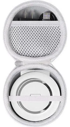 Khanka Hard Travel Case Replacement for UCOMX Nano Magnetic 2 in 1 Wireless Charger, Wireless Folding Charging Station, Case Only (White) Khanka Hard Travel Case Replacement for UCOMX Nano Magnetic 2 in 1 Wireless Charger, Wireless Folding Charging Station, Case Only (White)