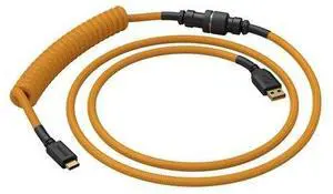 Glorious Coiled Keyboard Cable - Coiled USB C Cable Artisan Braided Cables for Mechanical Gaming Keyboard Coiled Cable - Custom Keyboard Cable (Glorious Gold) Glorious Coiled Keyboard Cable - Coiled USB C Cable Artisan Braided Cables for Mechanical Gaming Keyboard Coiled Cable - Custom Keyboard Cable (Glorious Gold)