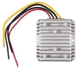 anicorn 1 Pack Voltage Reducer Converter DC 48V Step Down to DC 12V 10A 120W Golf Cart Voltage Regulator Waterproof Power Adapter (48V to 12V 10A 120W) anicorn 1 Pack Voltage Reducer Converter DC 48V Step Down to DC 12V 10A 120W Golf Cart Voltage Regulator Waterproof Power Adapter (48V to 12V 10A 120W)
