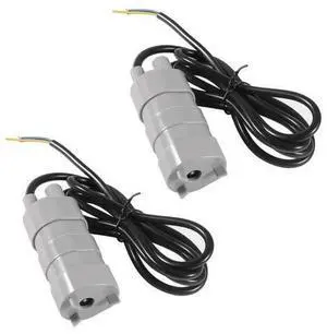 2 PACK 5M 12V Pumping Head DC High Flow Water Pump Submersible Pump Motor with 4.6ft Cable 5M High Head 10L/Min 600L/H Pond Aquarium Camper Motorhome Garden Fountain DC Brush Water Pump 2 PACK 5M 12V Pumping Head DC High Flow Water Pump Submersible Pump Motor with 4.6ft Cable 5M High Head 10L/Min 600L/H Pond Aquarium Camper Motorhome Garden Fountain DC Brush Water Pump