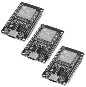 anicorn 3PCS Type c 30pins CP2102 ESP-WROOM-32 ESP32 ESP-32S Development Board 2.4GHz Dual-Mode WiFi + Bluetooth Dual Cores Microcontroller Processor Integrated with Antenna RF AMP Filter AP STA anicorn 3PCS Type c 30pins CP2102 ESP-WROOM-32 ESP32 ESP-32S Development Board 2.4GHz Dual-Mode WiFi + Bluetooth Dual Cores Microcontroller Processor Integrated with Antenna RF AMP Filter AP STA
