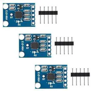 anicorn 3PCS ADXL335 3-Axis Accelerometer Angular Transducer Sensor GY-61 Module Analog Output 3-5V anicorn 3PCS ADXL335 3-Axis Accelerometer Angular Transducer Sensor GY-61 Module Analog Output 3-5V