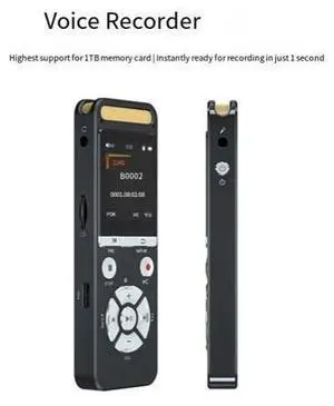 AI Voice Recorder with Noise Reduction and Color Screen, Compact and Portable, Long Standby Time, Professional AI Recorder, AI Voice Recorder AI Voice Recorder with Noise Reduction and Color Screen, Compact and Portable, Long Standby Time, Professional AI Recorder, AI Voice Recorder