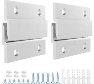 French Cleat Picture Hanger Aluminum Z Hanger Interlocking Wall Mounting Bracket Hardware Kit Z Clips for Hanging Wall Painting Mirrors Panels Artwork Cabinet Whiteboard (2inch-6Pairs) French Cleat Picture Hanger Aluminum Z Hanger Interlocking Wall Mounting Bracket Hardware Kit Z Clips for Hanging Wall Painting Mirrors Panels Artwork Cabinet Whiteboard (2inch-6Pairs)