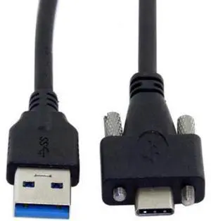 USB 3.1 Type-C Dual Screw Locking to Standard USB3.0 Data Cable 3.0M 2m 3m Panel Mount Type 25feet USB 3.1 Type-C Dual Screw Locking to Standard USB3.0 Data Cable 3.0M 2m 3m Panel Mount Type 25feet