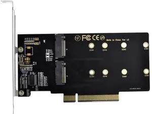 Dual 2X NVME M.2 AHCI to PCIE Express 3.0 Gen3 X8 X16 Raid Card VROC Raid0 Hyper Adapter Dual 2X NVME M.2 AHCI to PCIE Express 3.0 Gen3 X8 X16 Raid Card VROC Raid0 Hyper Adapter