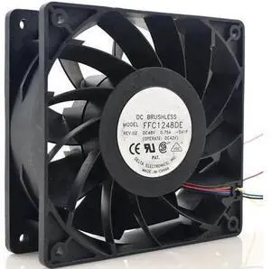 FFC1248DE 12038 48V 0.75A 12CM double ball 4-wire PWM cooling fan FFC1248DE 12038 48V 0.75A 12CM double ball 4-wire PWM cooling fan